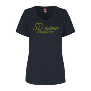 T-shirt Pro Wear 0373 v-ringad - stort tryck