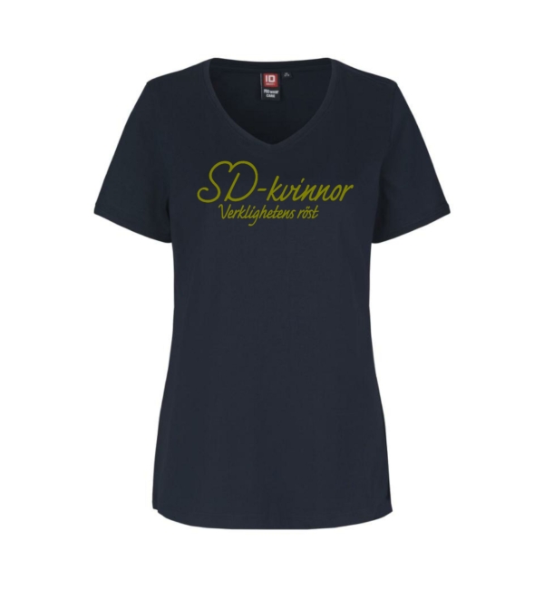 T-shirt Pro Wear 0373 v-ringad - stort tryck