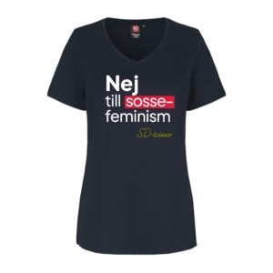 T-shirt Pro Wear 0373 v-ringad - Nej till sossefeminism